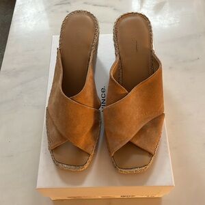 Vince Gaelan Cappuccino Wedges